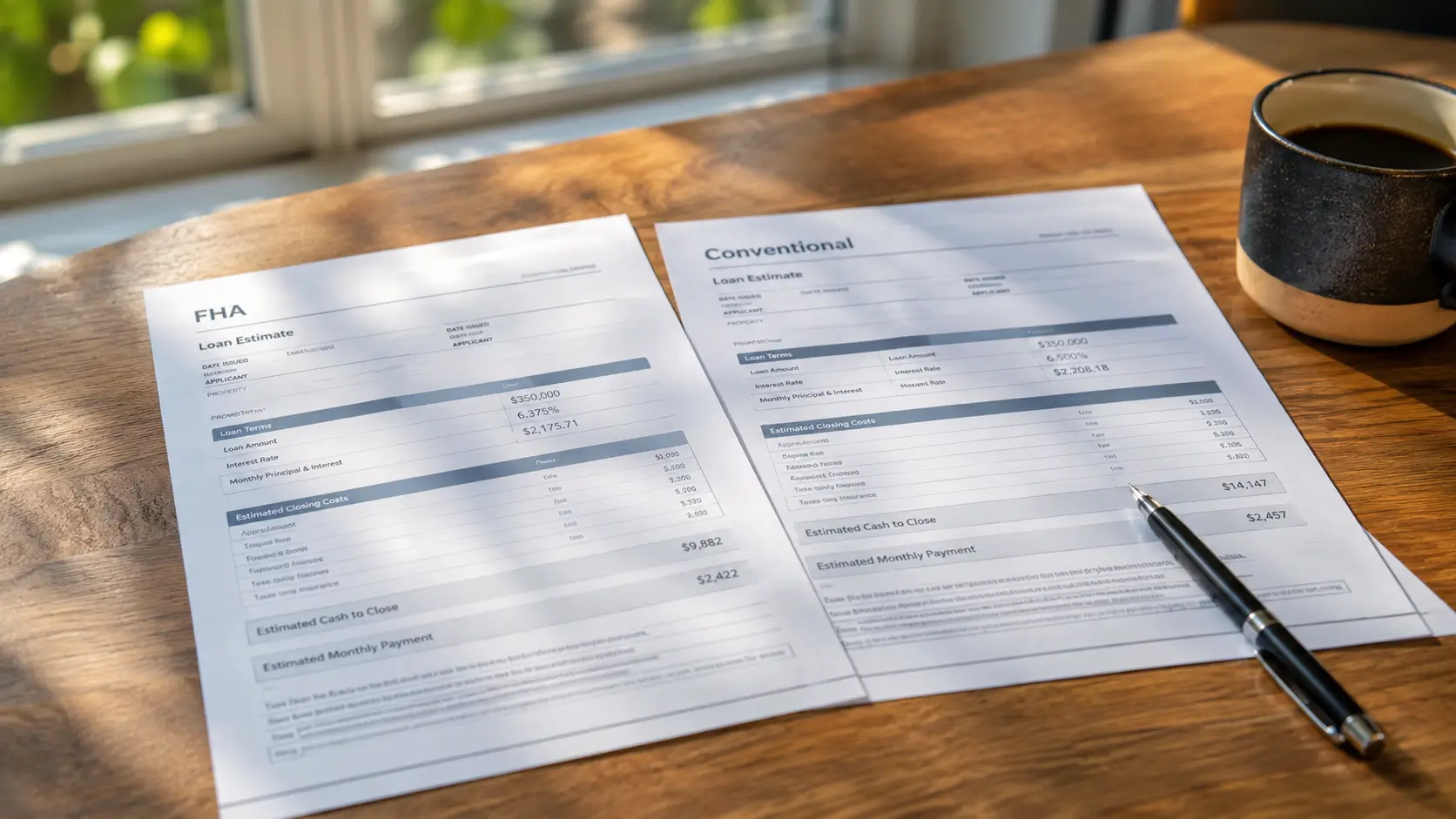 FHA vs conventional loan comparison for South Carolina homebuyers
